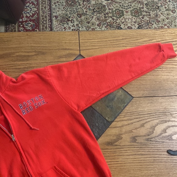 Vintage Boston Red Sox Zip-Up Hoodie - Picture 4 of 5
